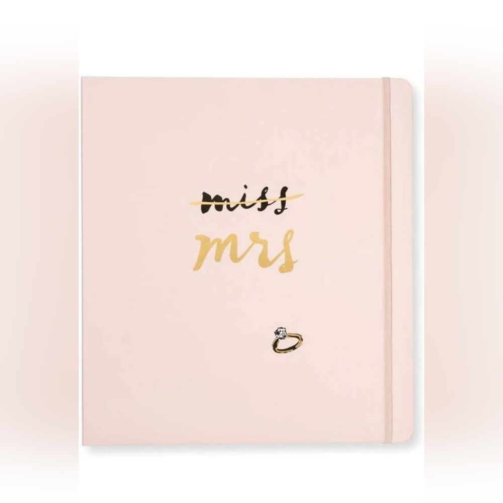 Kate Spade New York Blush Pink Bridal Wedding Planner Organizer